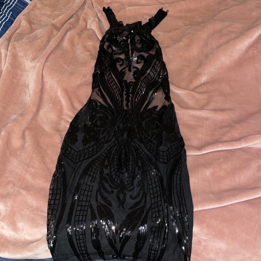 Size 6 black sequin dress